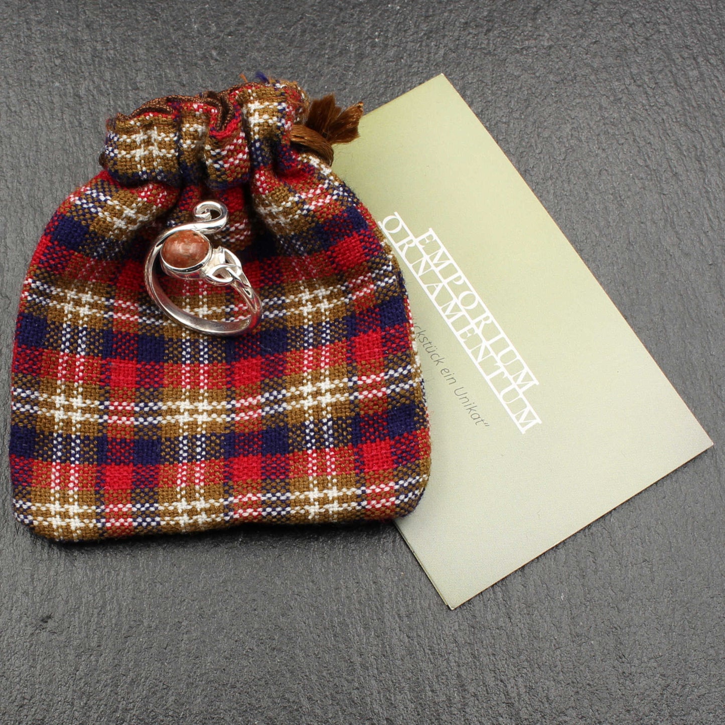 Keltischer Wirbel Ring - Silber - Verstellbar