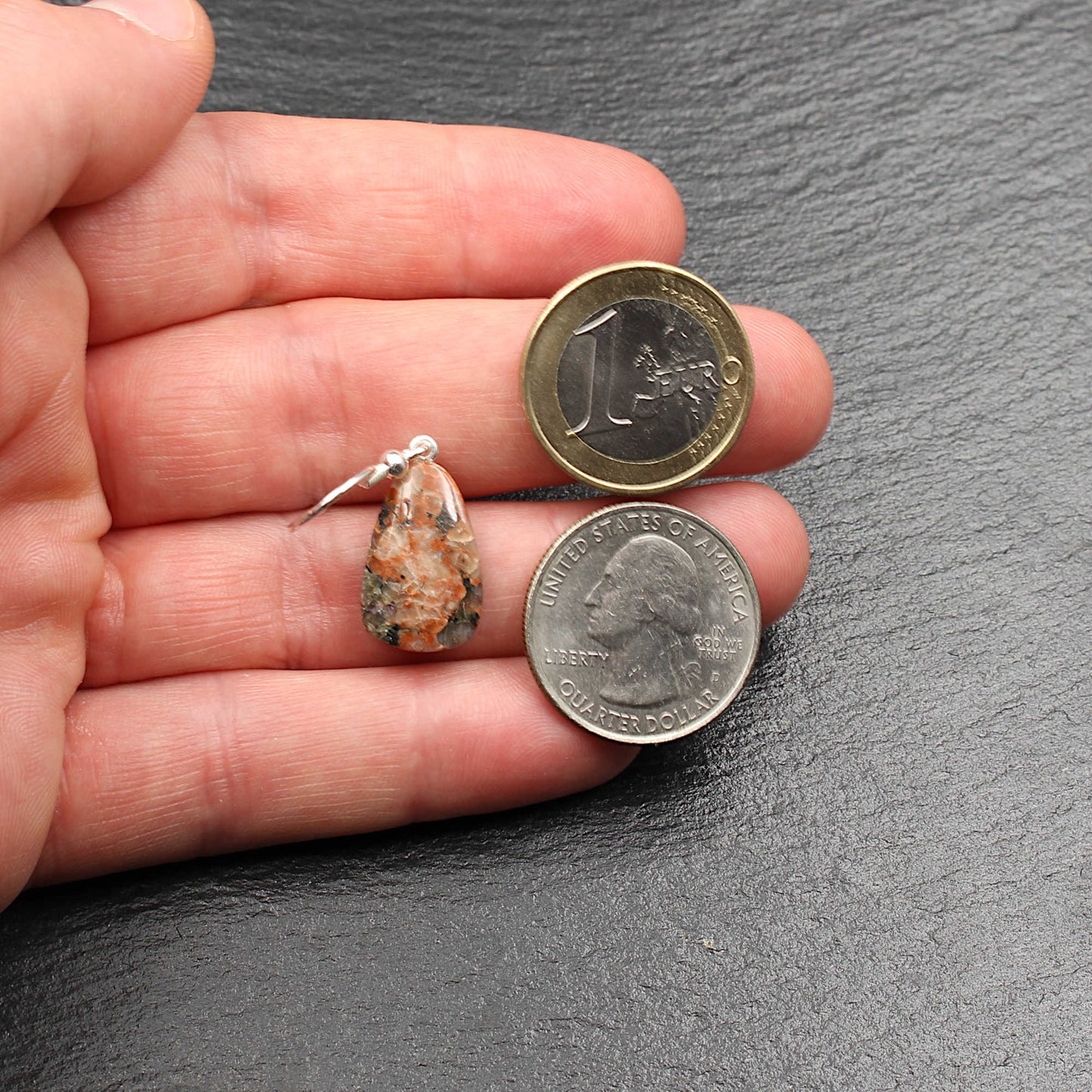 Schottischer Lewisian Gneis Ohrringe - Handarbeit