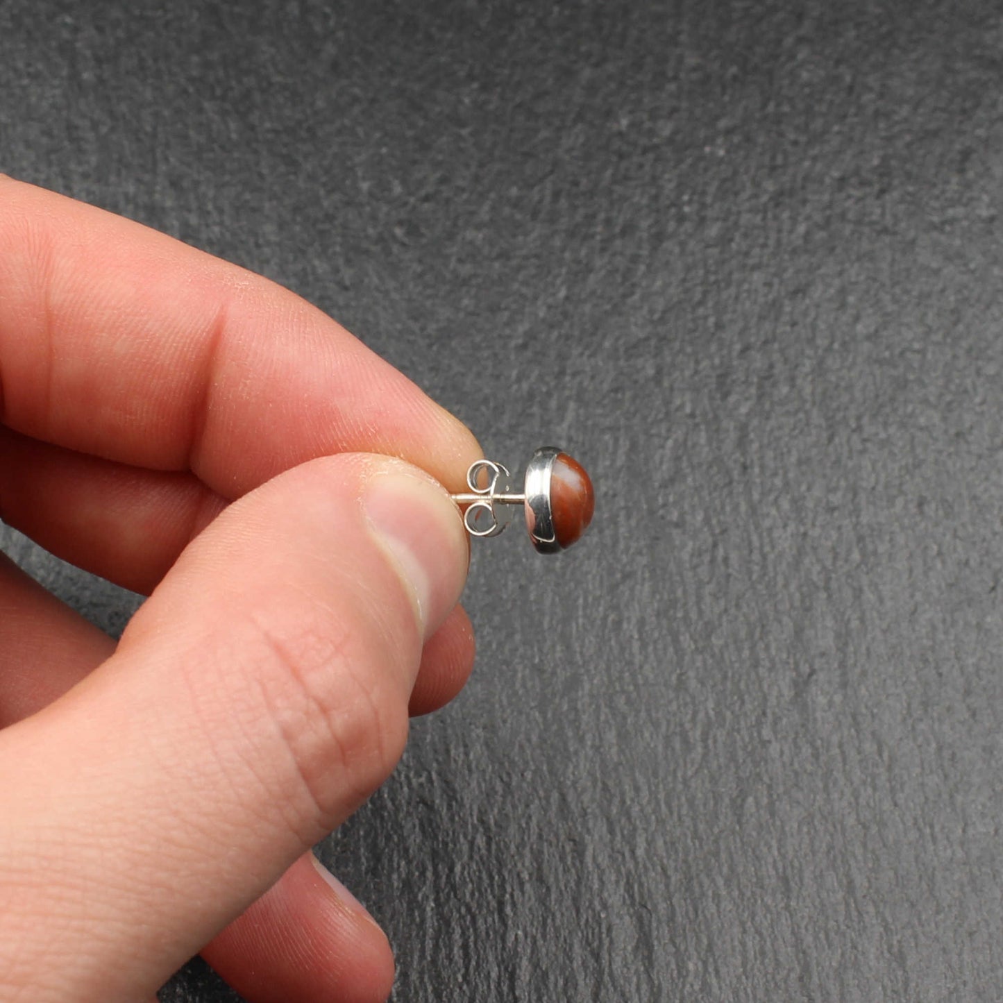 Lewisian Ohrstecker Silber - 8mm