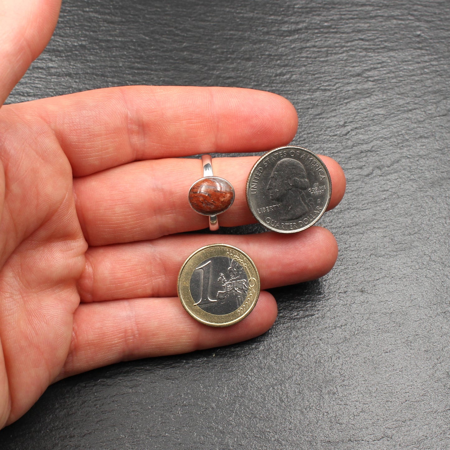 Schottischer Lewisian - Oval Ring (Verstellbar)