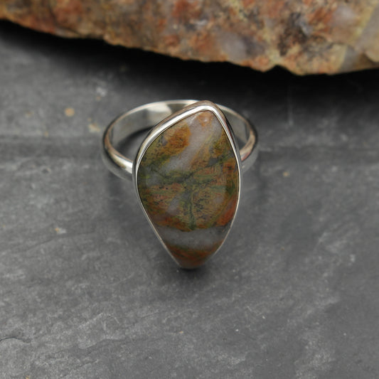 Schottischer Lewisian Ring - Silber - Unikat 2