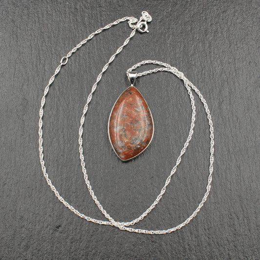 Schottischer Lewisian Silber Anhänger - Groß