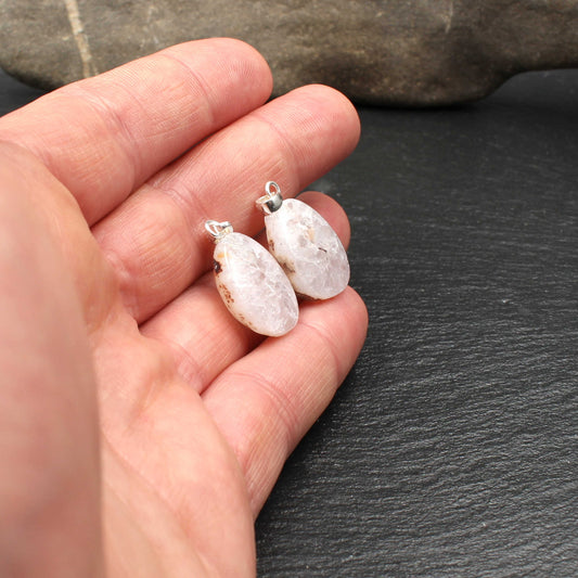 Schottische Bergkristall / Quarz Anhänger - Handarbeit | Partner Anhänger