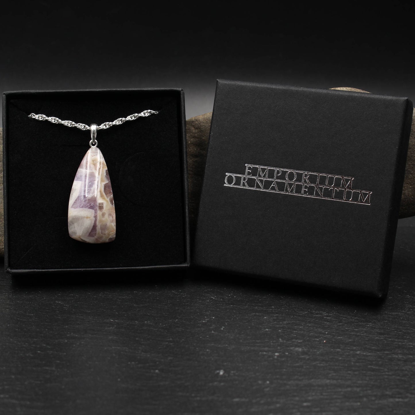 German Amethyst Pendant - Handmade