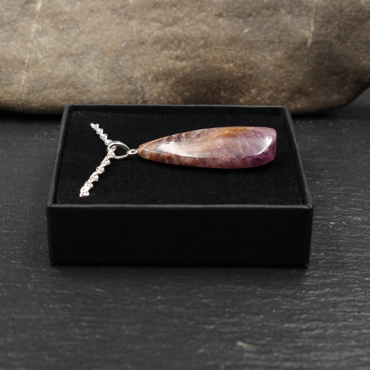 German Amethyst Pendant - Handmade