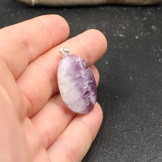 Schlottwitzer Amethyst Anhänger - Handarbeit