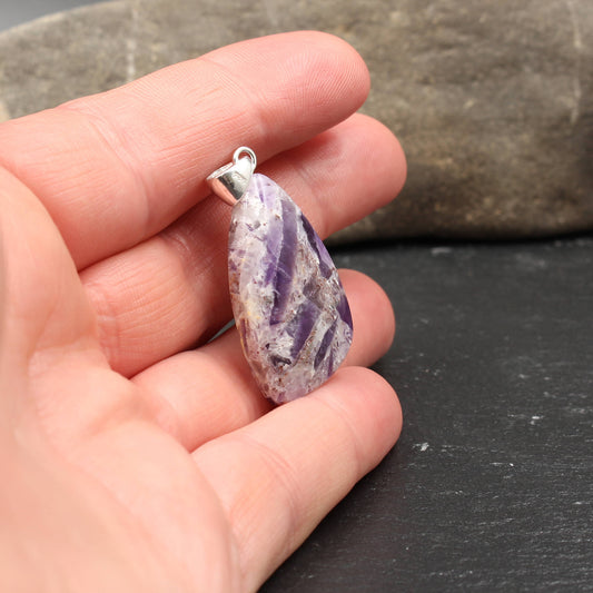 Amethyst Anhänger - Handarbeit