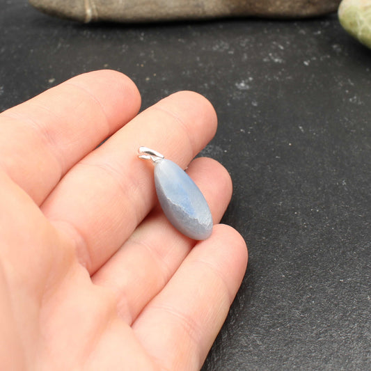 Dumortierit Quarzit "Azul do Macaubas" Anhänger - Handarbeit