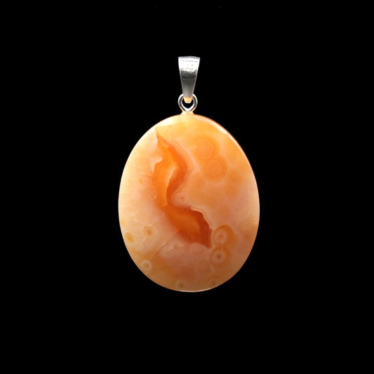 Botswana Achat / Karneol Anhänger - Handarbeit