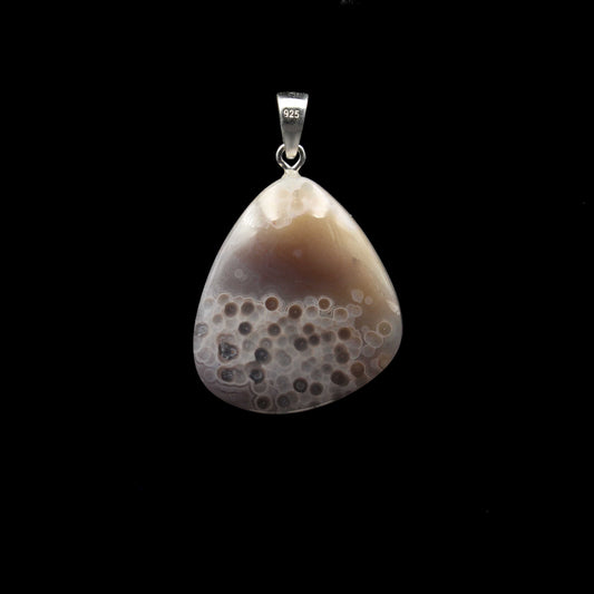 Botswana Achat Anhänger - Handarbeit