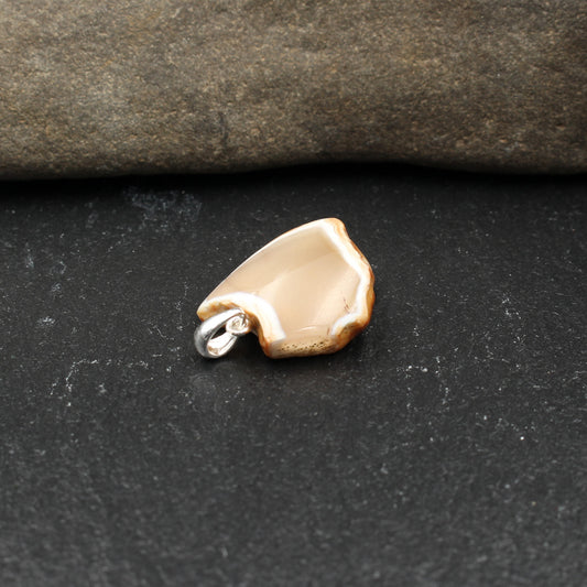 Handgearbeiteter Rhein Achat Anhänger