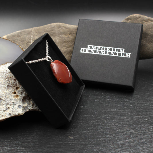 Rhein Achat Anhänger - Handarbeit | Unikat