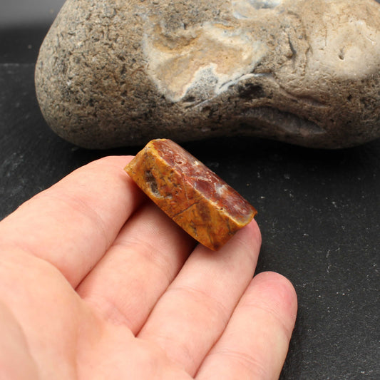 Rhein Achat Anhänger - Handarbeit