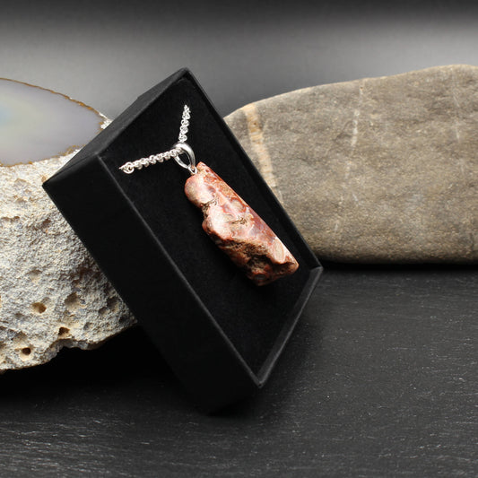 Rhein Achat Anhänger - Handarbeit | Unikat