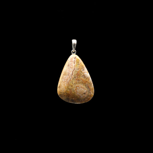 Rhein Kristall Anhänger - Handarbeit