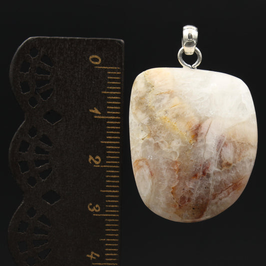 Handgefertigter Rhein Quarz Anhänger