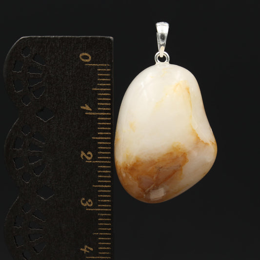 Rheinkiesel Anhänger - Unikat 4