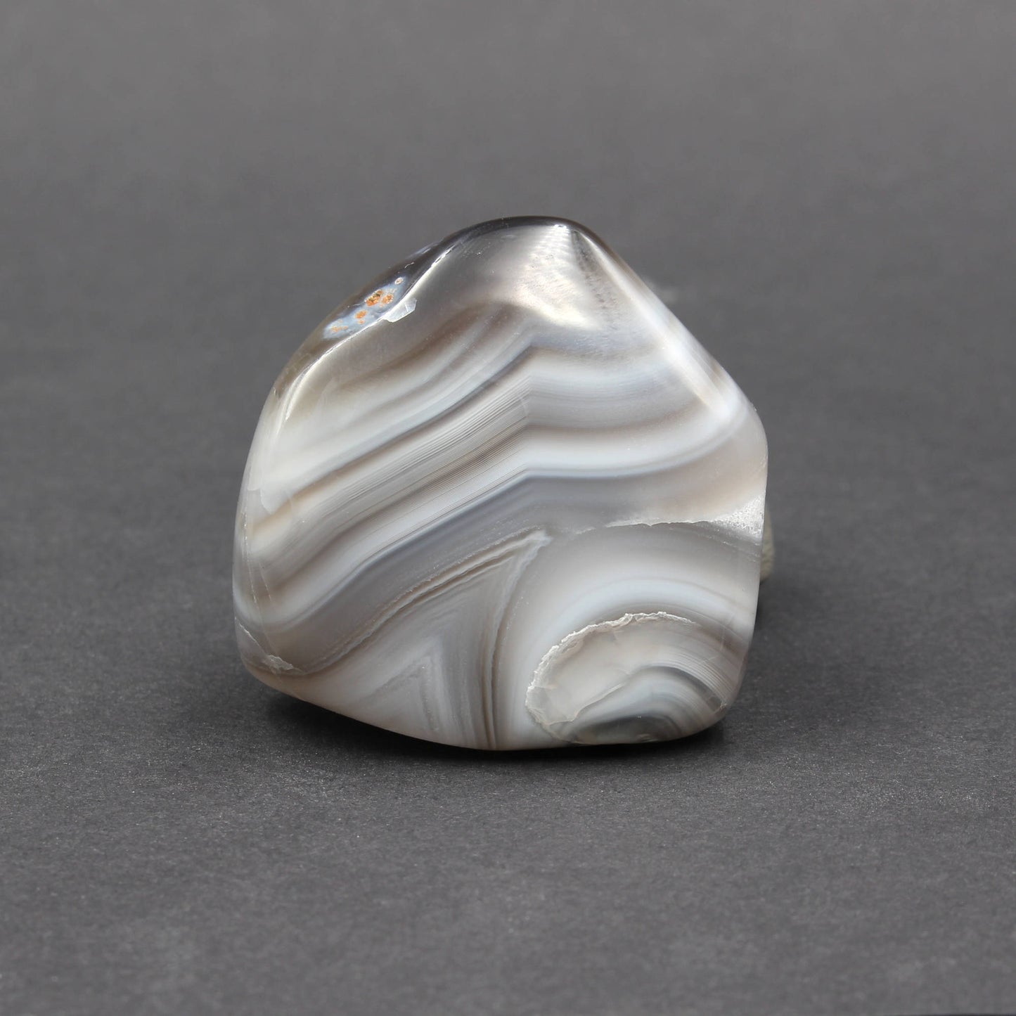 Polished Botswana Agate - Made in Germany