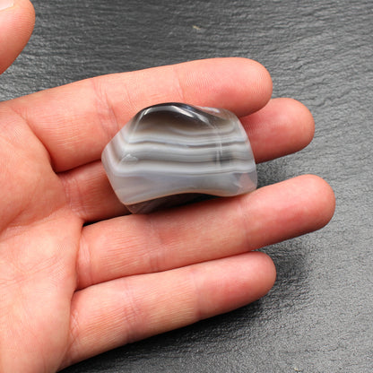 Polished Botswana Agate - Made in Germany