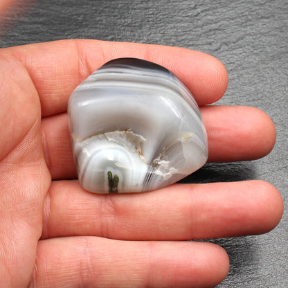 Polished Botswana Agate - Made in Germany