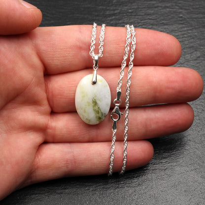 Scottish Iona Marble Pendant - Handmade