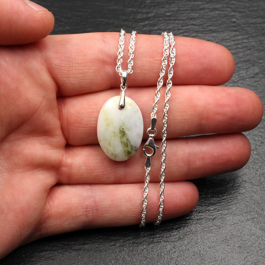 Scottish Iona Marble Pendant - Handmade