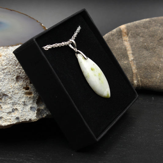 Scottish Iona Marble Pendant - Handmade