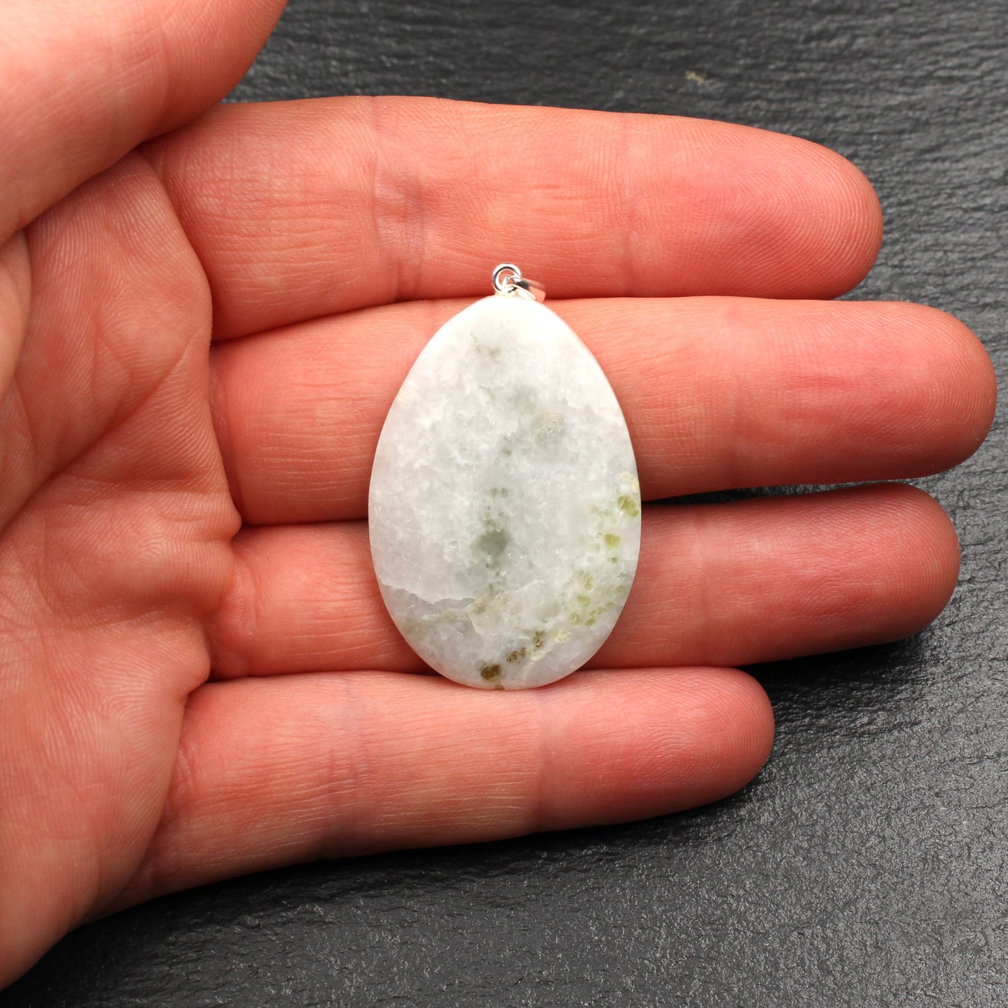 Scottish Iona Marble Pendant - Handmade