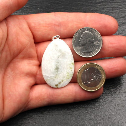 Scottish Iona Marble Pendant - Handmade