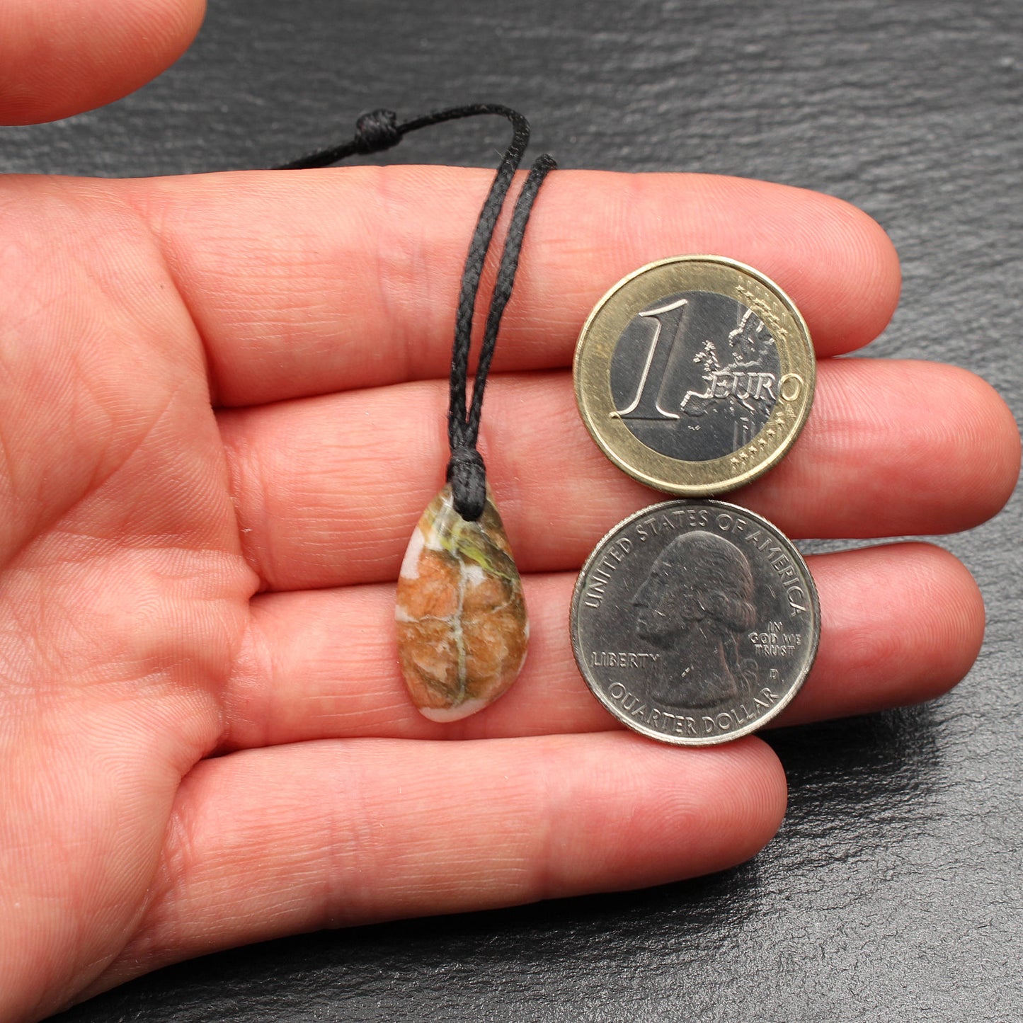 Scottish Lewisian Gneiss Pendant - Handmade