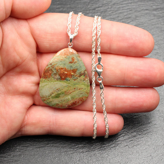 Scottish Lewisian Gneiss Pendant - Handmade in Germany