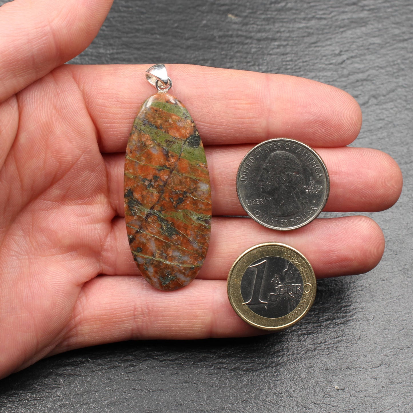 Scottish Lewisian Gneiss Pendant - Handmade in Germany