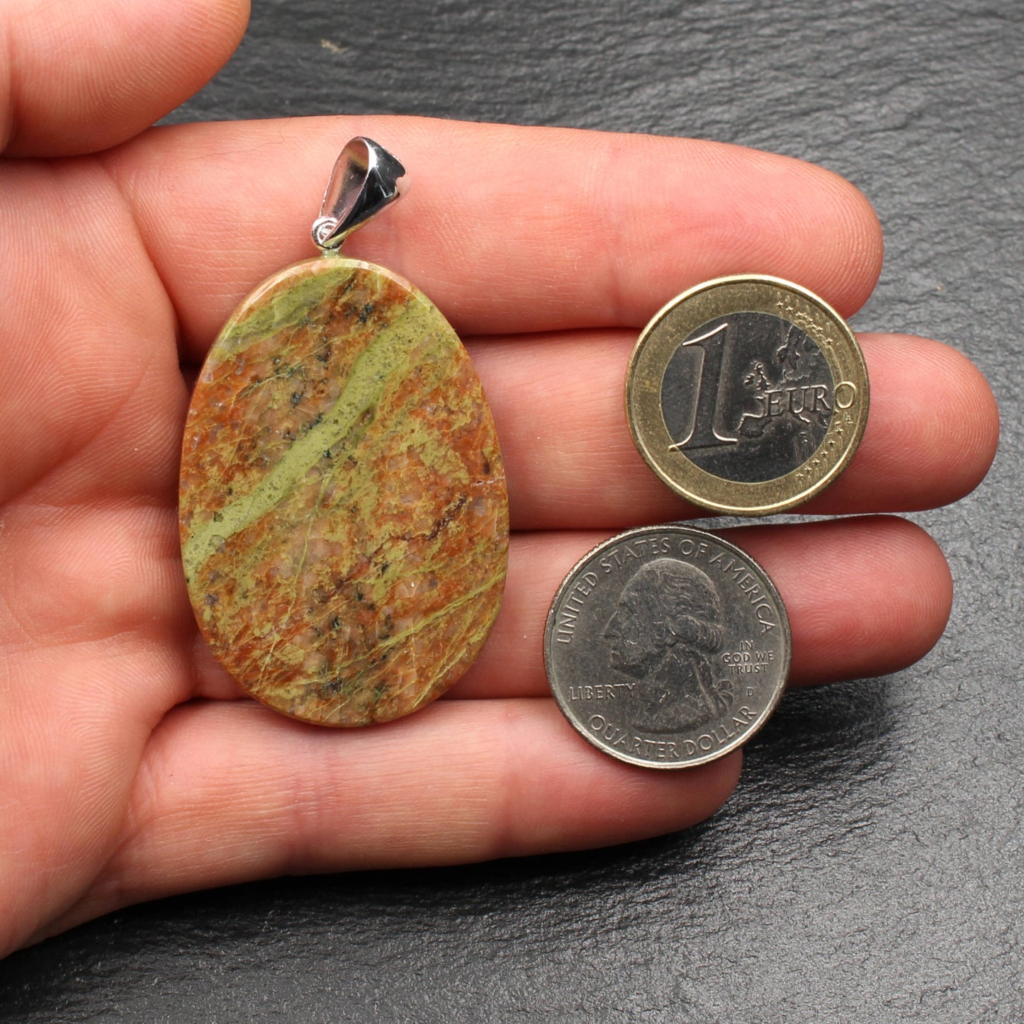 Scottish Lewisian Gneiss Pendant - Handmade in Germany