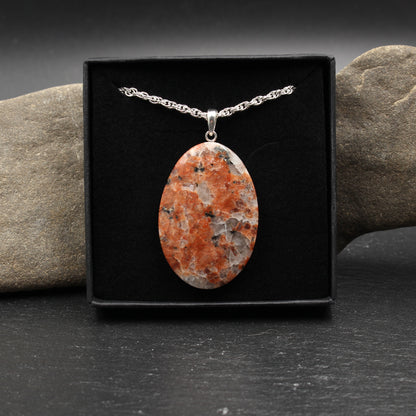 Scottish Lewisian Gneiss Pendant - Handmade