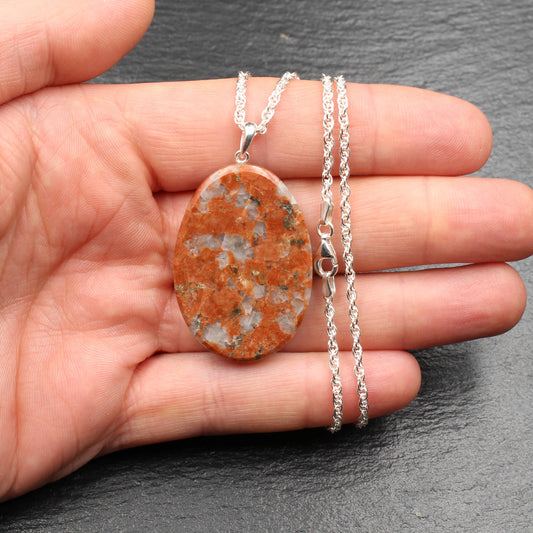 Scottish Lewisian Gneiss Pendant - Handmade