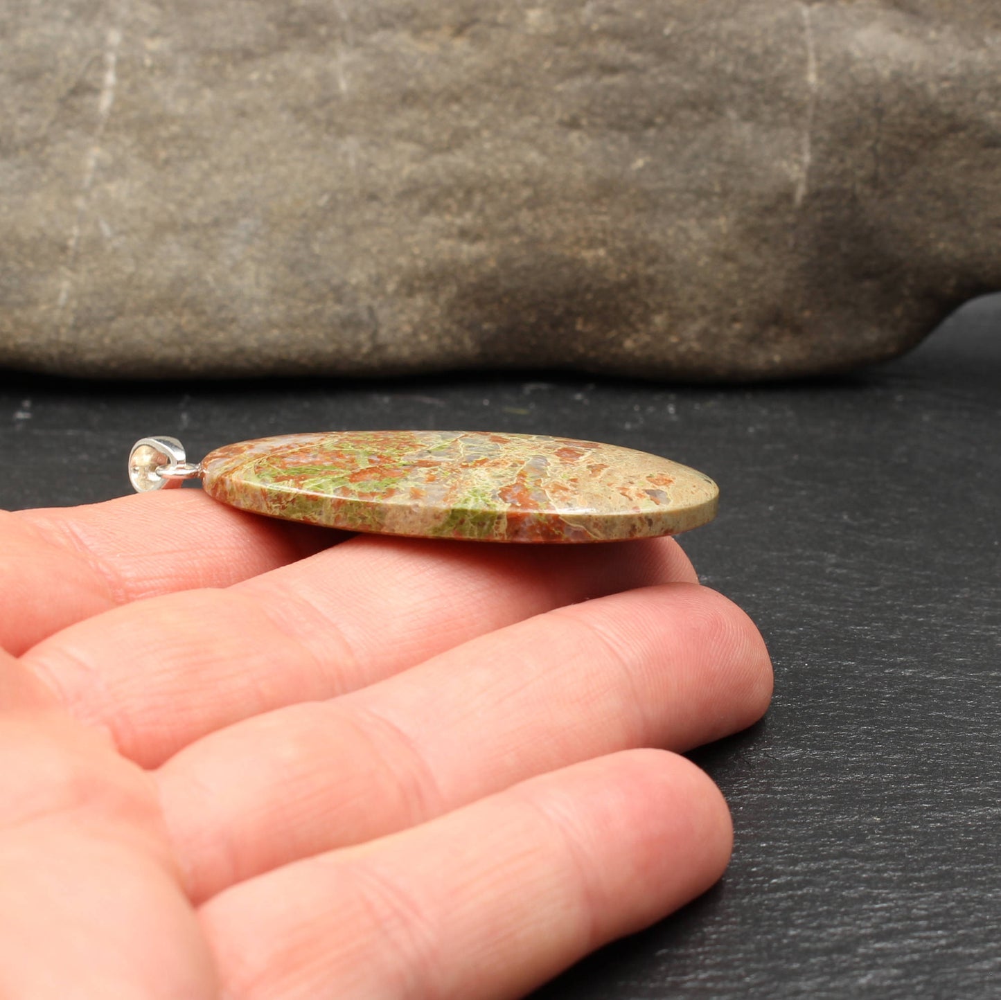 Scottish Lewisian Gneiss Pendant - Handmade in Germany
