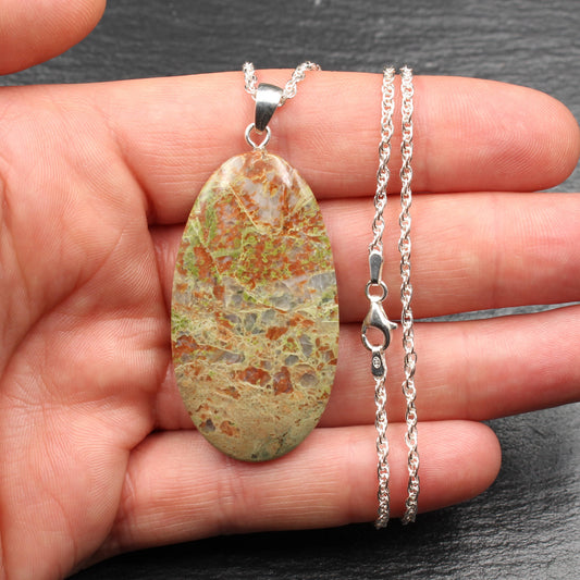 Scottish Lewisian Gneiss Pendant - Handmade in Germany