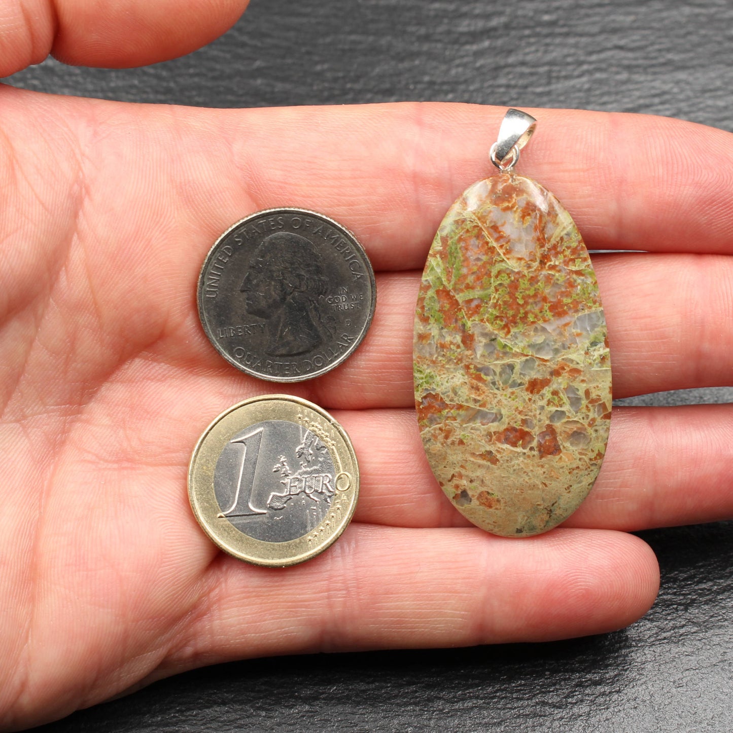 Scottish Lewisian Gneiss Pendant - Handmade in Germany