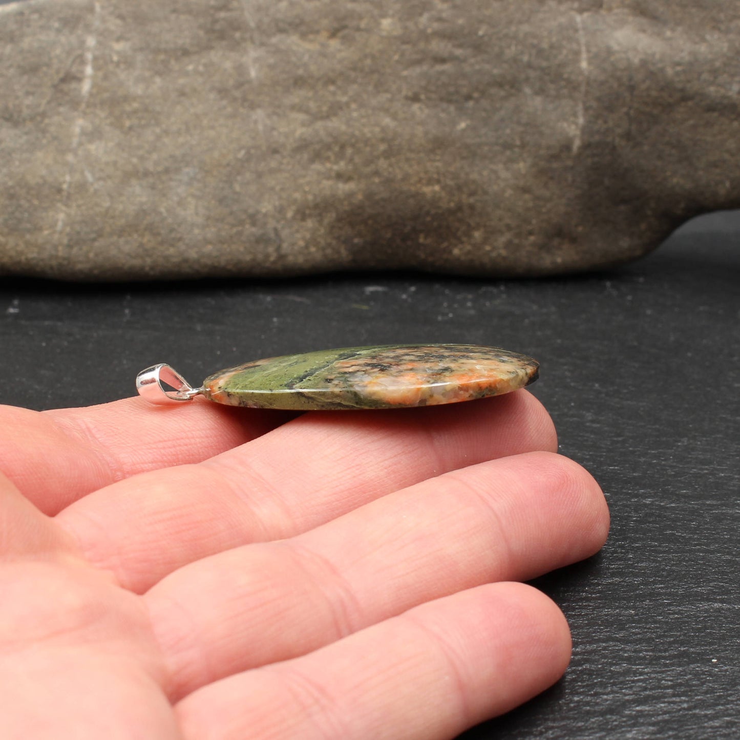 Scottish Lewisian Gneiss Pendant - Handmade