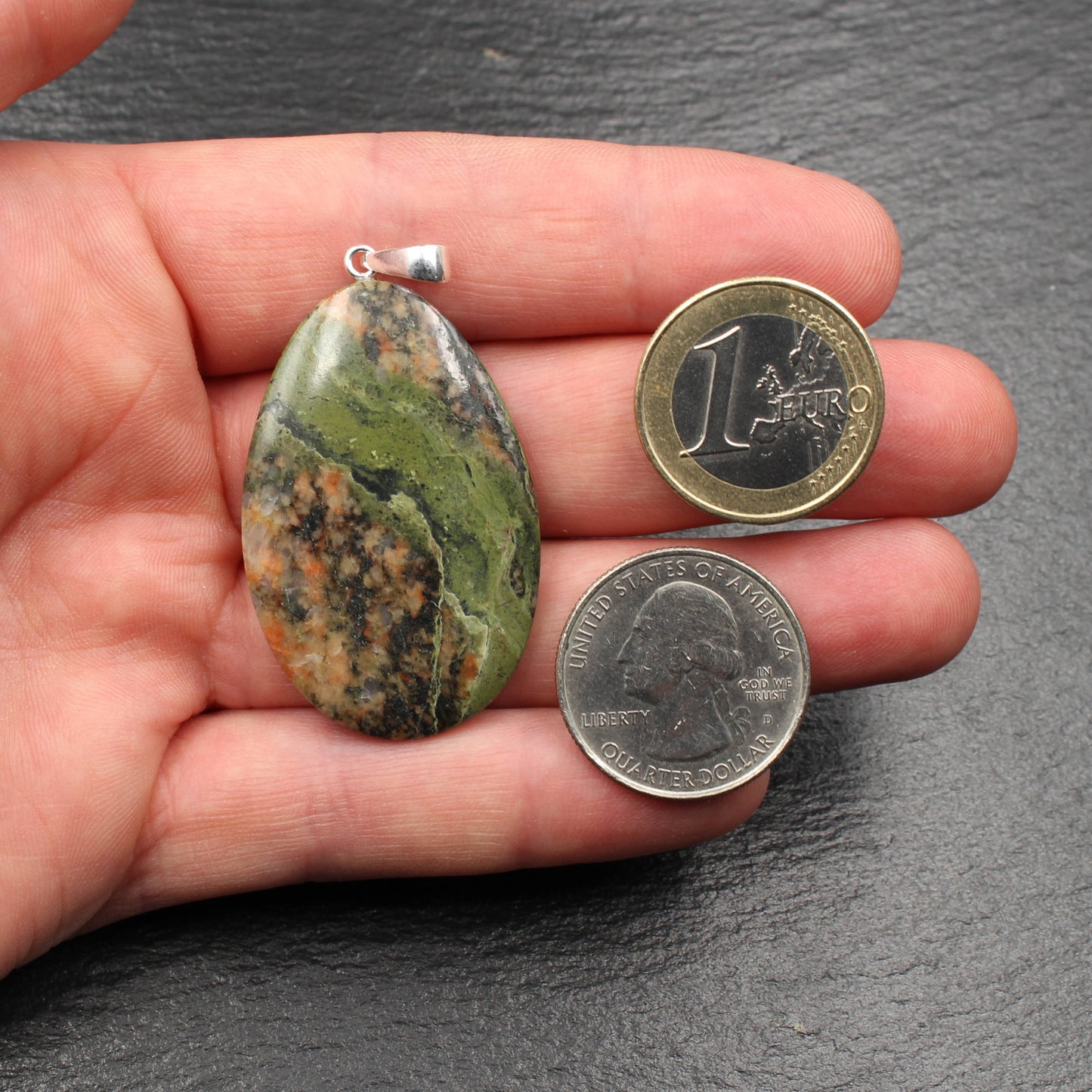 Scottish Lewisian Gneiss Pendant - Handmade