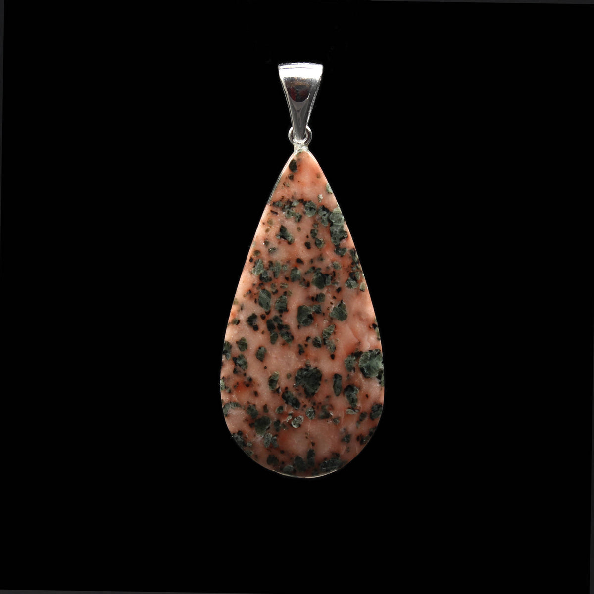 Scottish Isla Rose Pink Limestone Pendant - Handmade in Germany