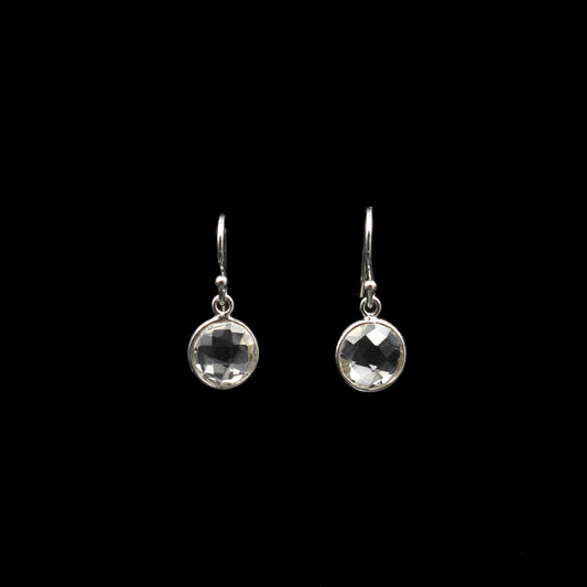 Bergkristall Silber Ohrringe