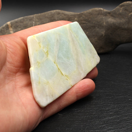 Rare Scottish Blue Highland Marble - Polished Slice