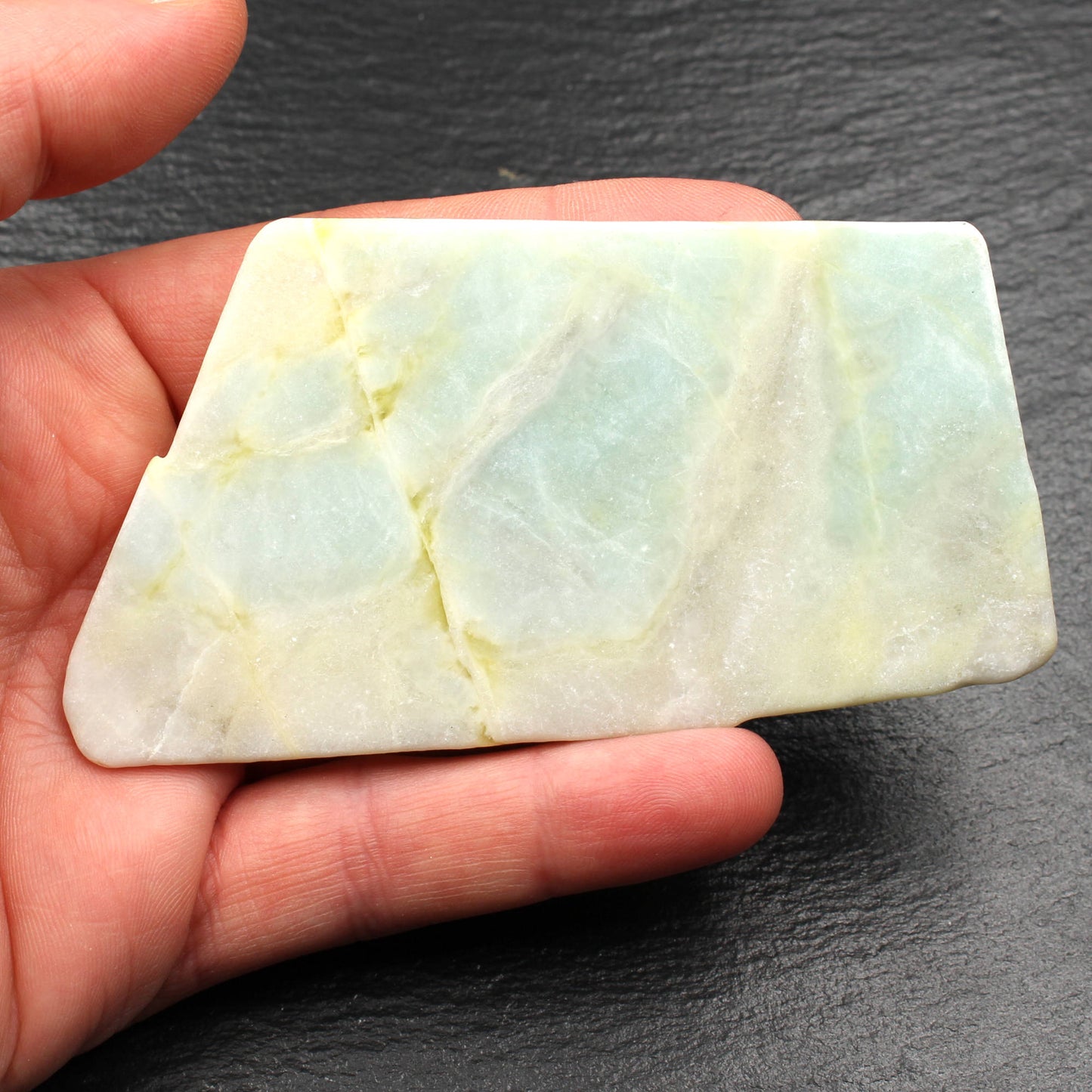 Rare Scottish Blue Highland Marble - Polished Slice