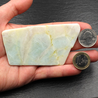 Rare Scottish Blue Highland Marble - Polished Slice