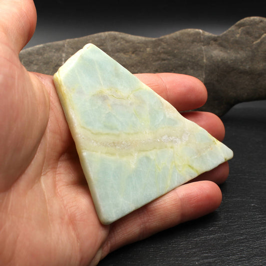 Rare Scottish Blue Highland Marble - Polished Slice