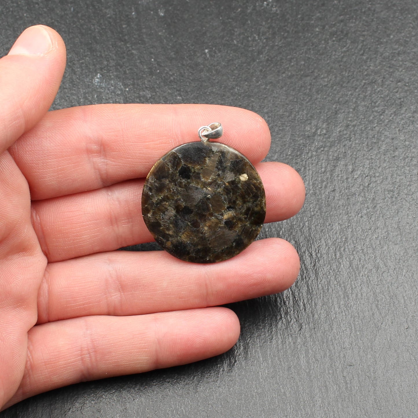 Bronzite Pendant - Handmade in Germany