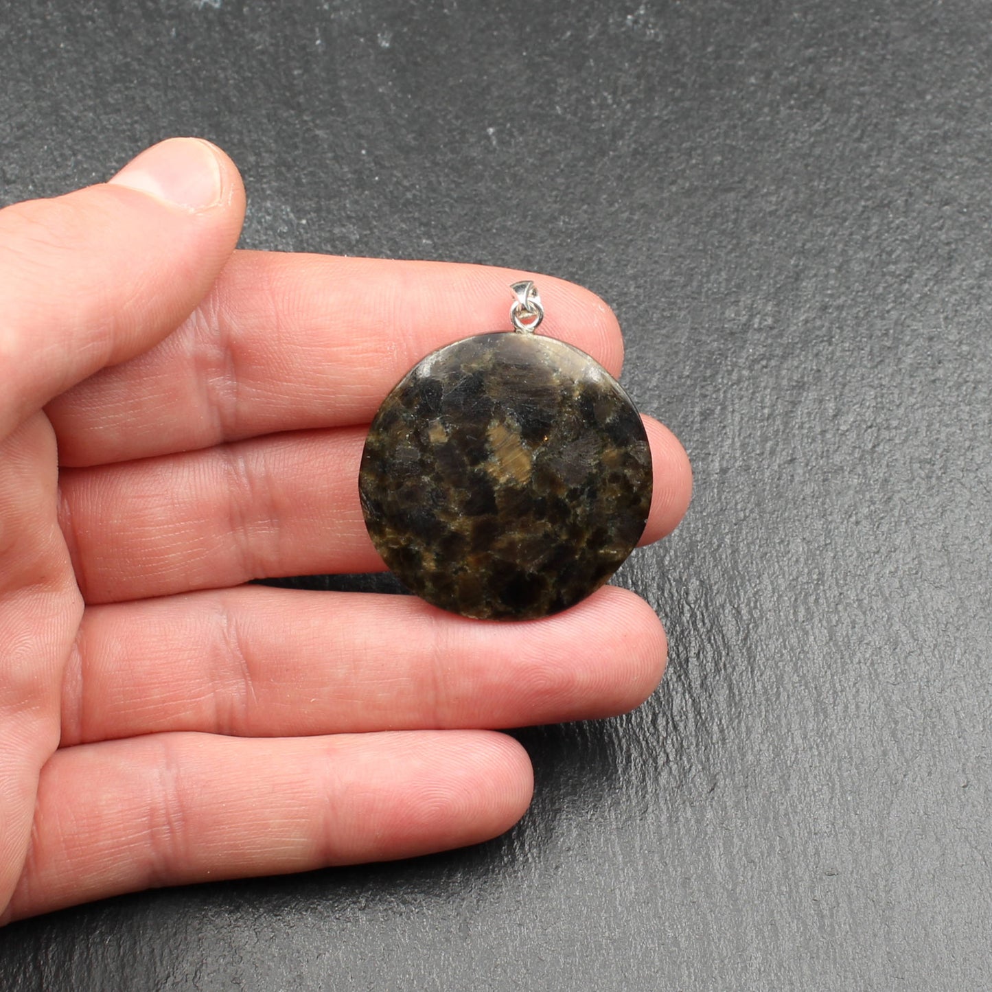 Bronzite Pendant - Handmade in Germany