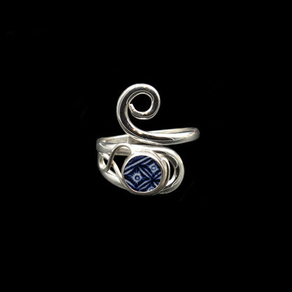 "Old Willow" Keltischer Wirbel Ring - Verstellbar