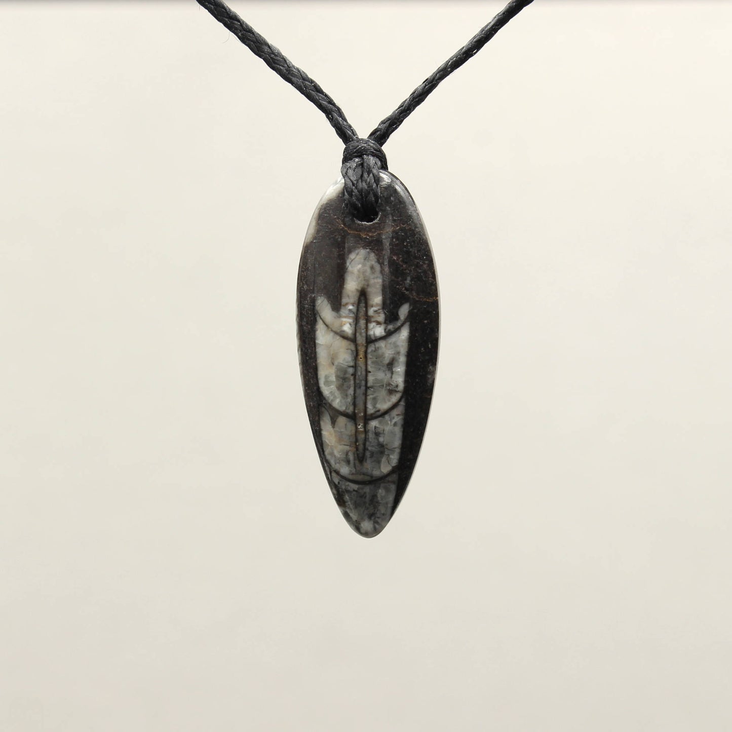 Orthoceras Fossil Anhänger - Handarbeit